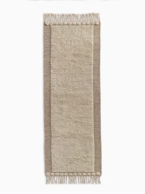 NWOT QUINCE 2’6”x7’ Saje Wool Shag Rug Neutral 8371